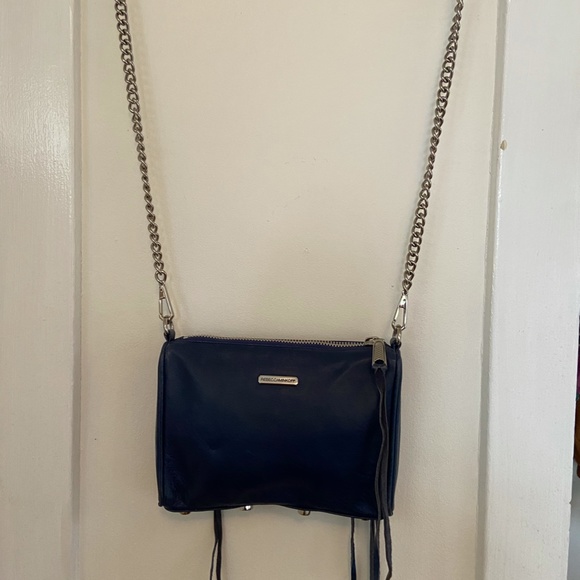 Rebecca Minkoff Blue Leather Crossbody Bag - Picture 2 of 13